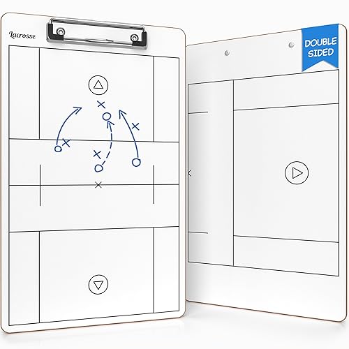 Scribbledo Lacrosse Dry Erase Board for Coaches 15x9 Inch Lacrosse