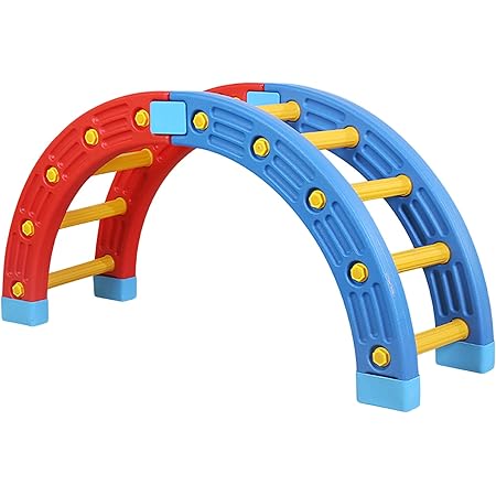 Amazon バランスおもちゃ バランスボード 子供用 トレーニング 安全 スポーツ アウトドア 屋内 遊具 バランス感覚 て運動能力とバランス感覚アップ 体幹 トレーニング スポーツ アウトドア クラシック 半円形 バランスディスク ボード