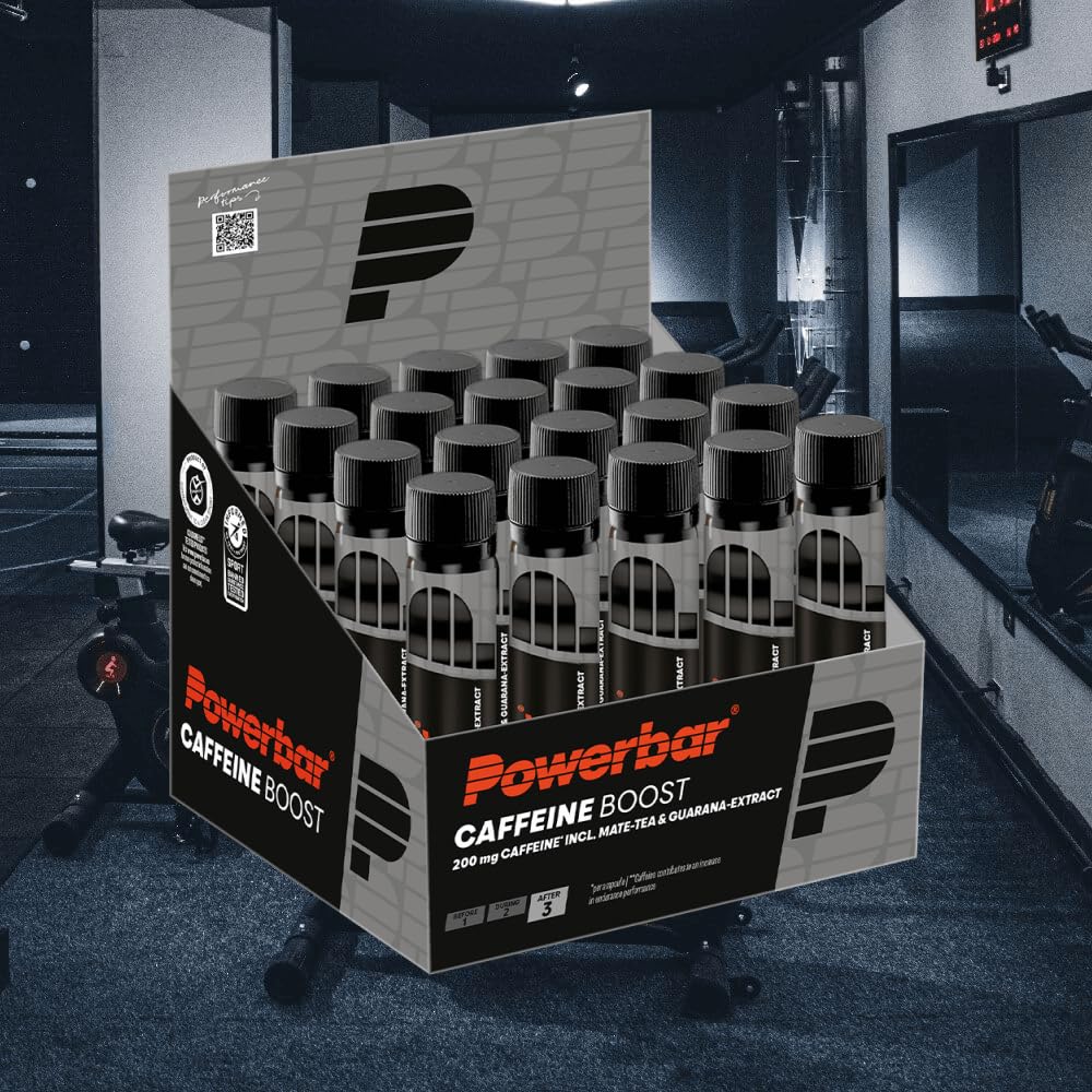 Powerbar Caffeine Boost Ampoules 20x25ml - Supplément avec 200mg de caféine
