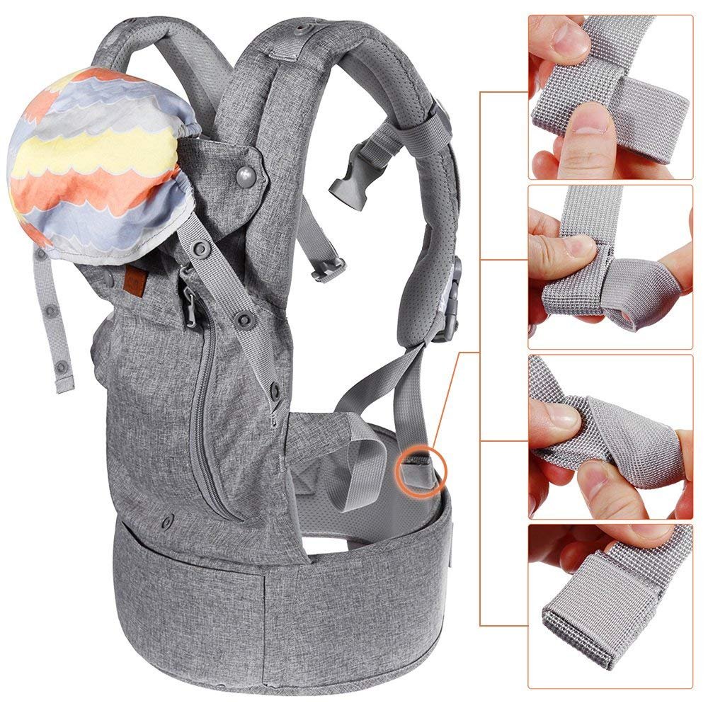 Lictin Baby Carrier Wrap for Newborn Baby Wrap Carriers Front and