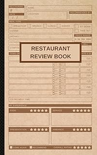 Restaurant Review Book