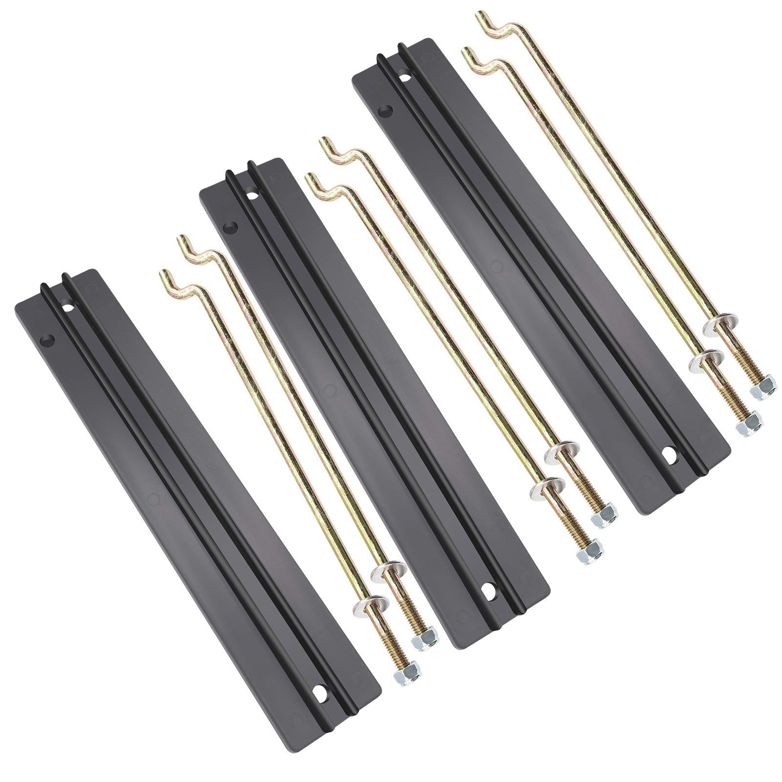 Drive-up Golf Cart Battery Hold Down Plate, Rods, Washers & Nuts,for Club Car DS and Carryall Electric 1998-2005