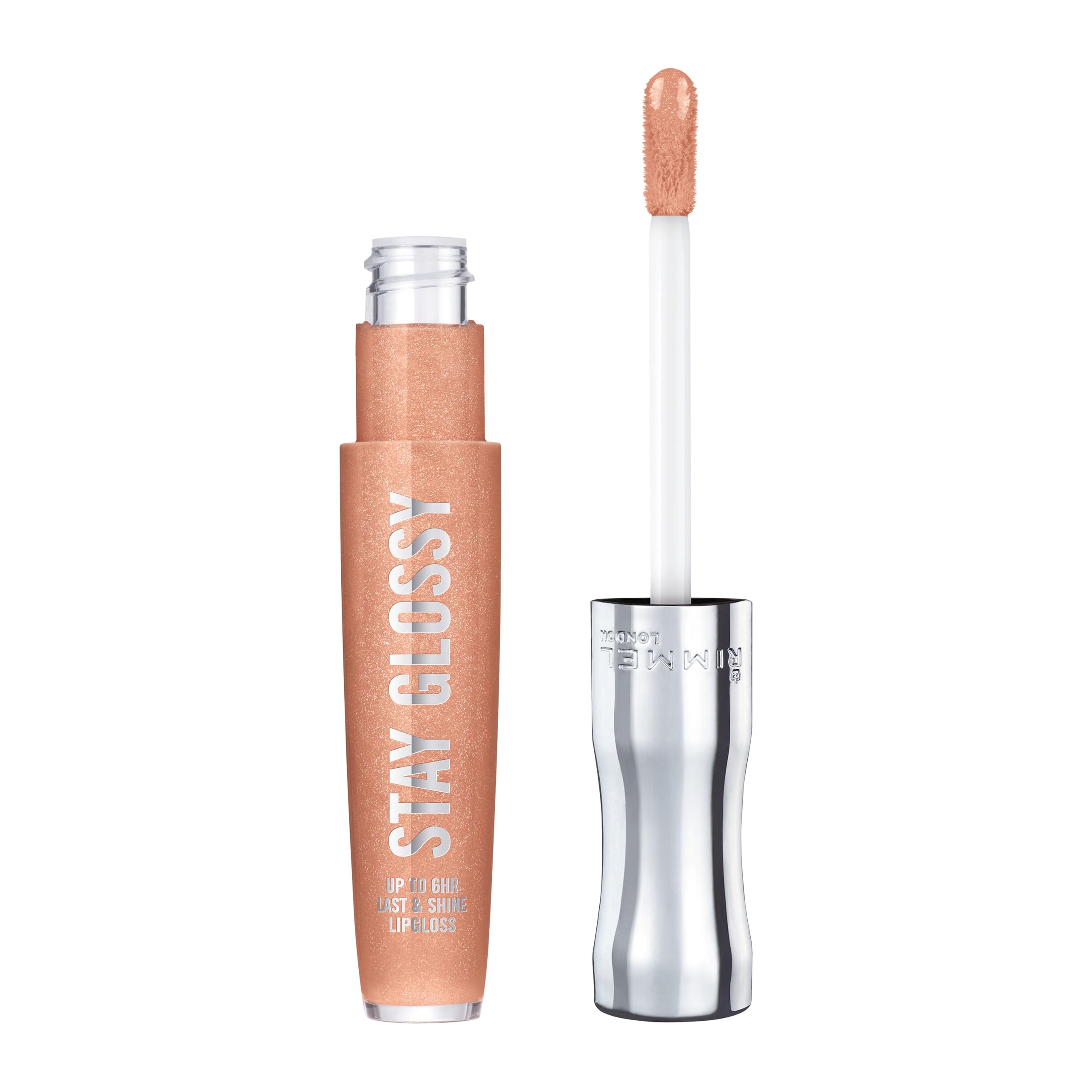 Stay Glossy Lip Gloss - 710 Honey Honey by Rimmel London for Women - 0.18 oz Lip Gloss