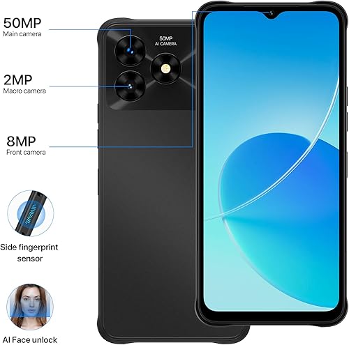 Miniatura 4 de UMIDIGI G5 Mecha - Teléfono celular resistente desbloqueado, Unisoc T606 8+8 GB + 128 GB 6.6 pulgadas FHD Android 13, teléfono resistente al agua