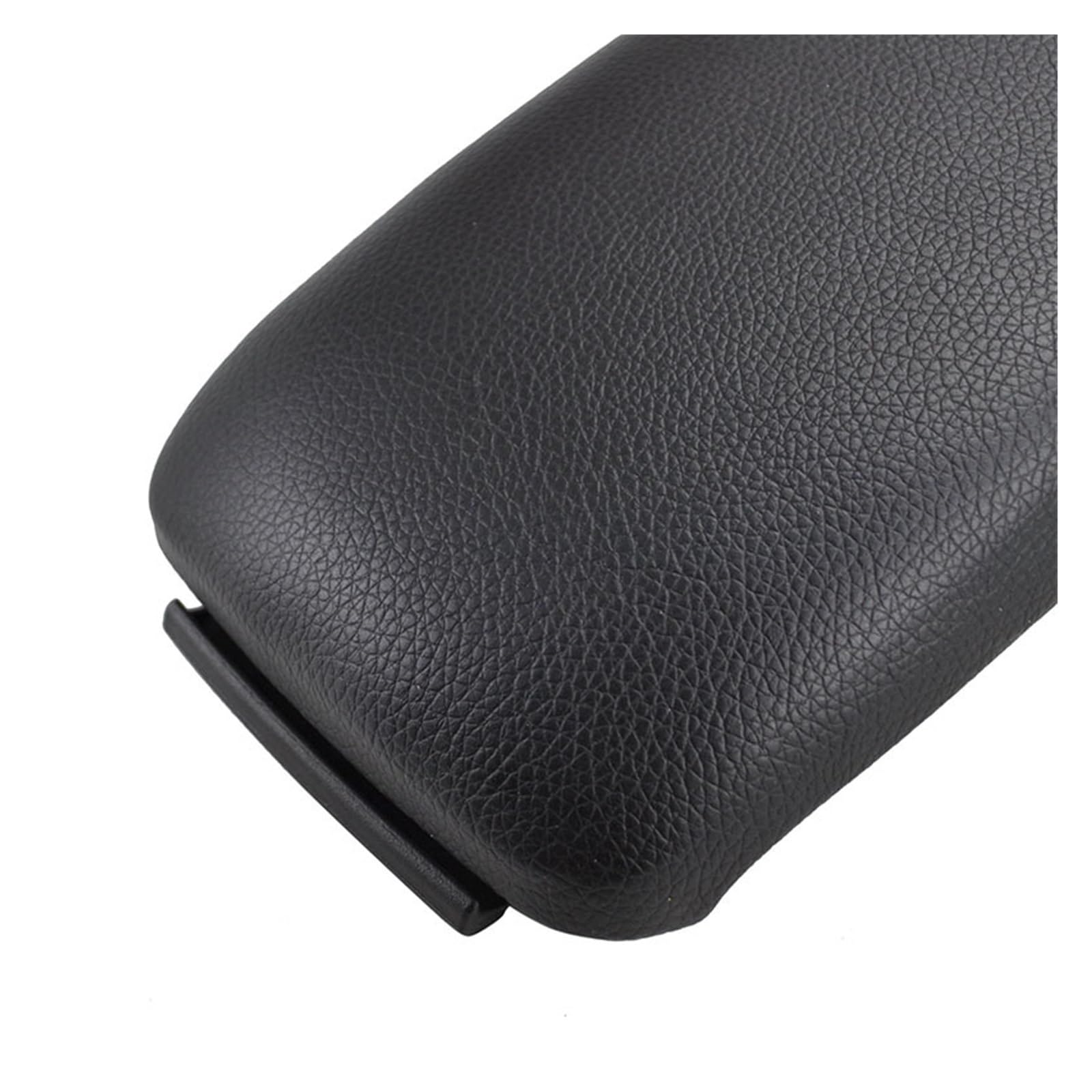 Generic Black Leather and Fabric Cover for Console Armrest