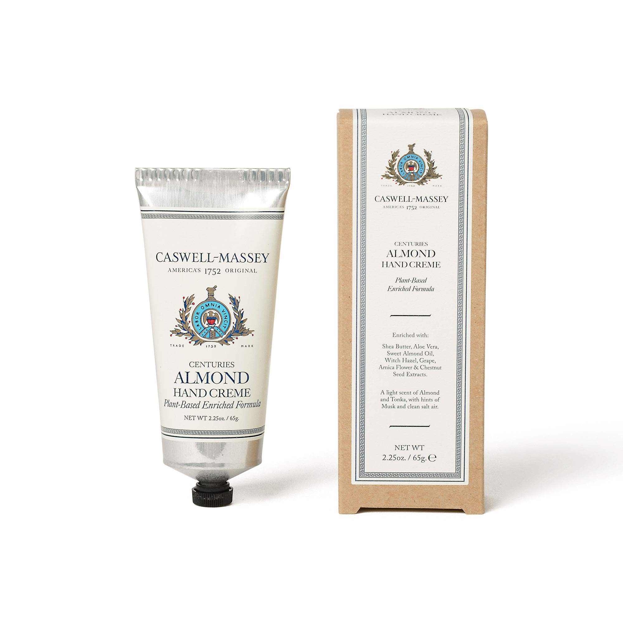 Centuries Almond Hand Creme - Shea Butter Hand Moisturiser With A Natural Almond Scent, 70ml