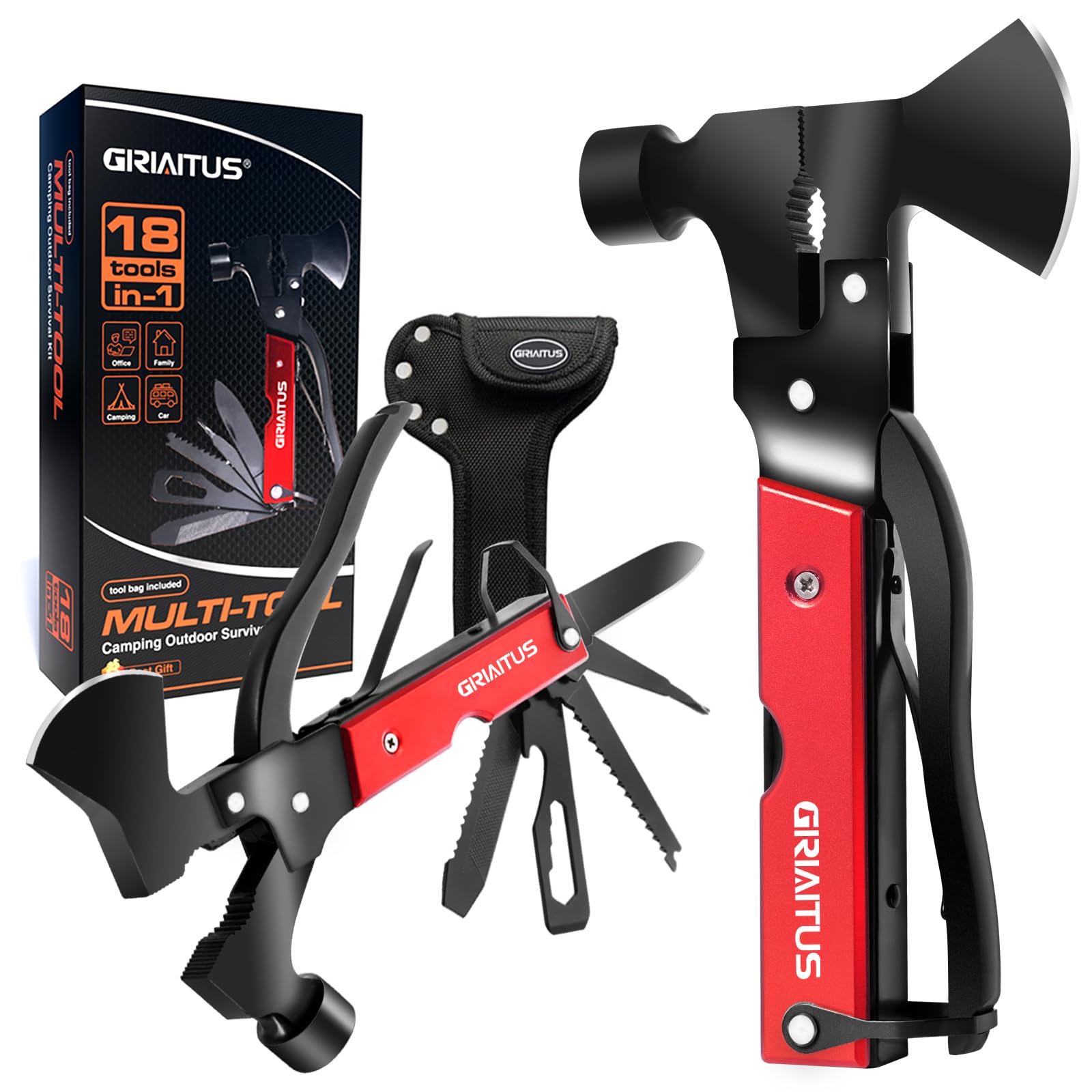 Camping Multitool Set Vatertagsgeschenk Geschenk für Männer und Frauen