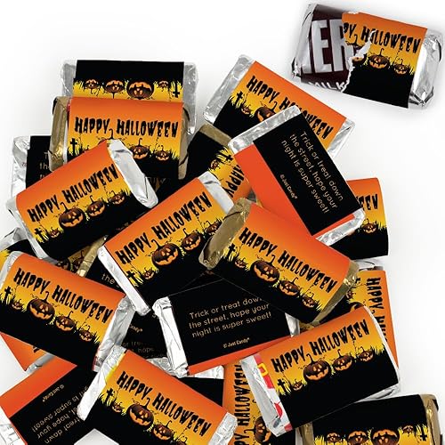 41 piezas de dulces de Halloween para fiestas de chocolate en miniatura, no requiere montaje, calabazas