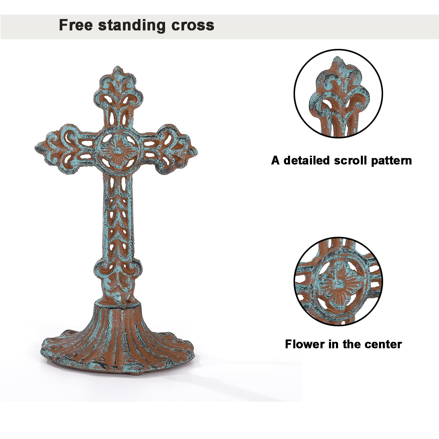 Amazon.com: Retrome Standing Cross with Stand - 8.5