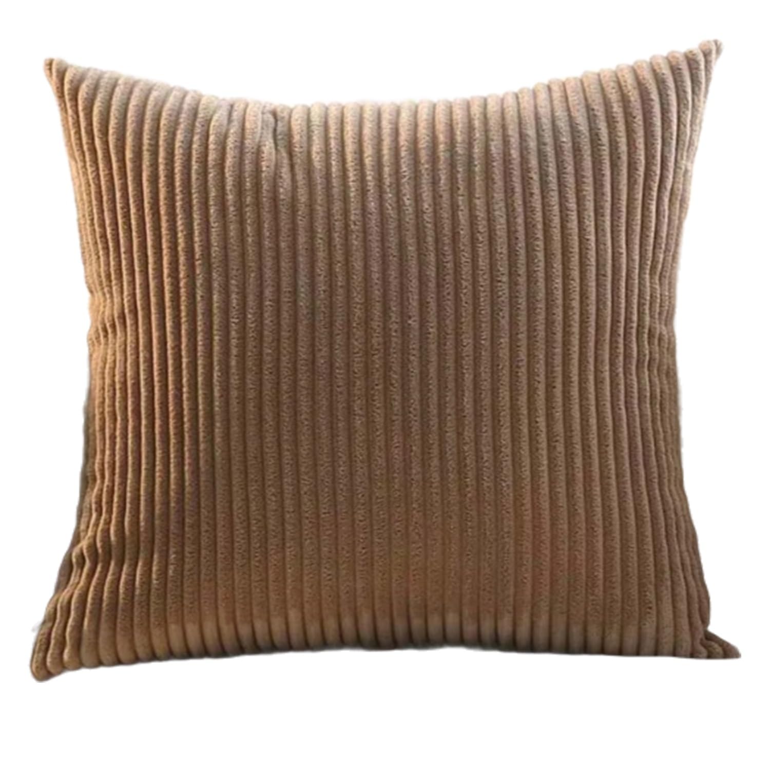 Miecoae Corduroy Soft Decorative Square Rectangle Throw Pillow Cover 60x60 50x70 80x80 cm Cushion Covers Pillowcase, Home Decorations for Sofa Couch Bed Chair(Q1,2pcs 60x60cm)