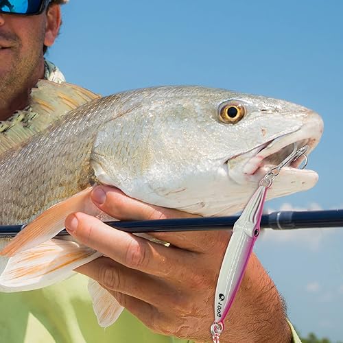 Miniatura 6 de Plantillas de pesca verticales de agua salada, cuchara de jigging vertical, señuelos de atún de pesca, señuelos artificiales de pesca para atún,