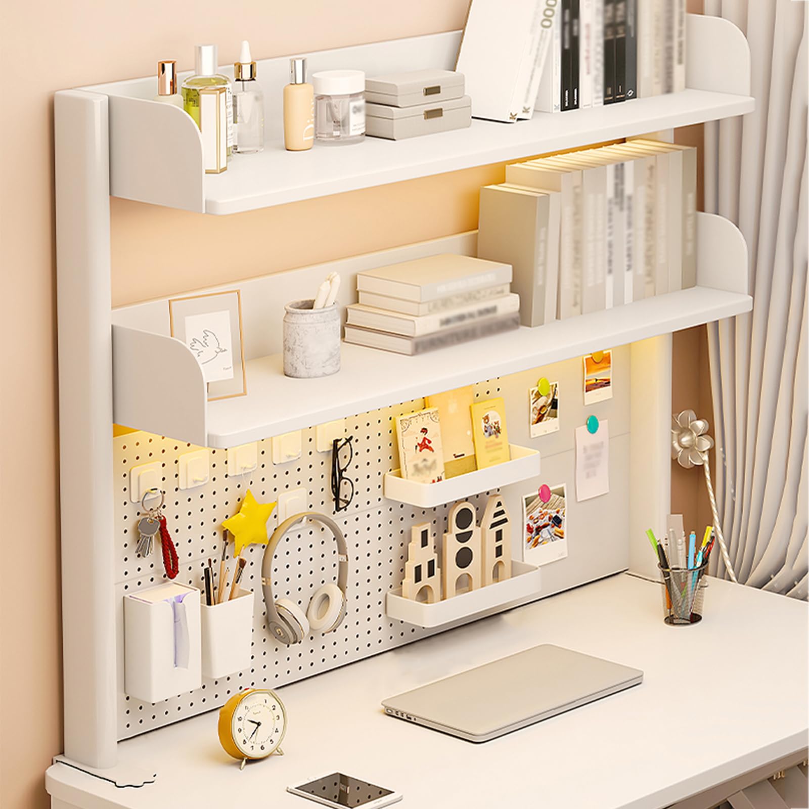 Amazon.com: SXXZYAZJ Clamp On Desk Organizer Shelf, Adjustable