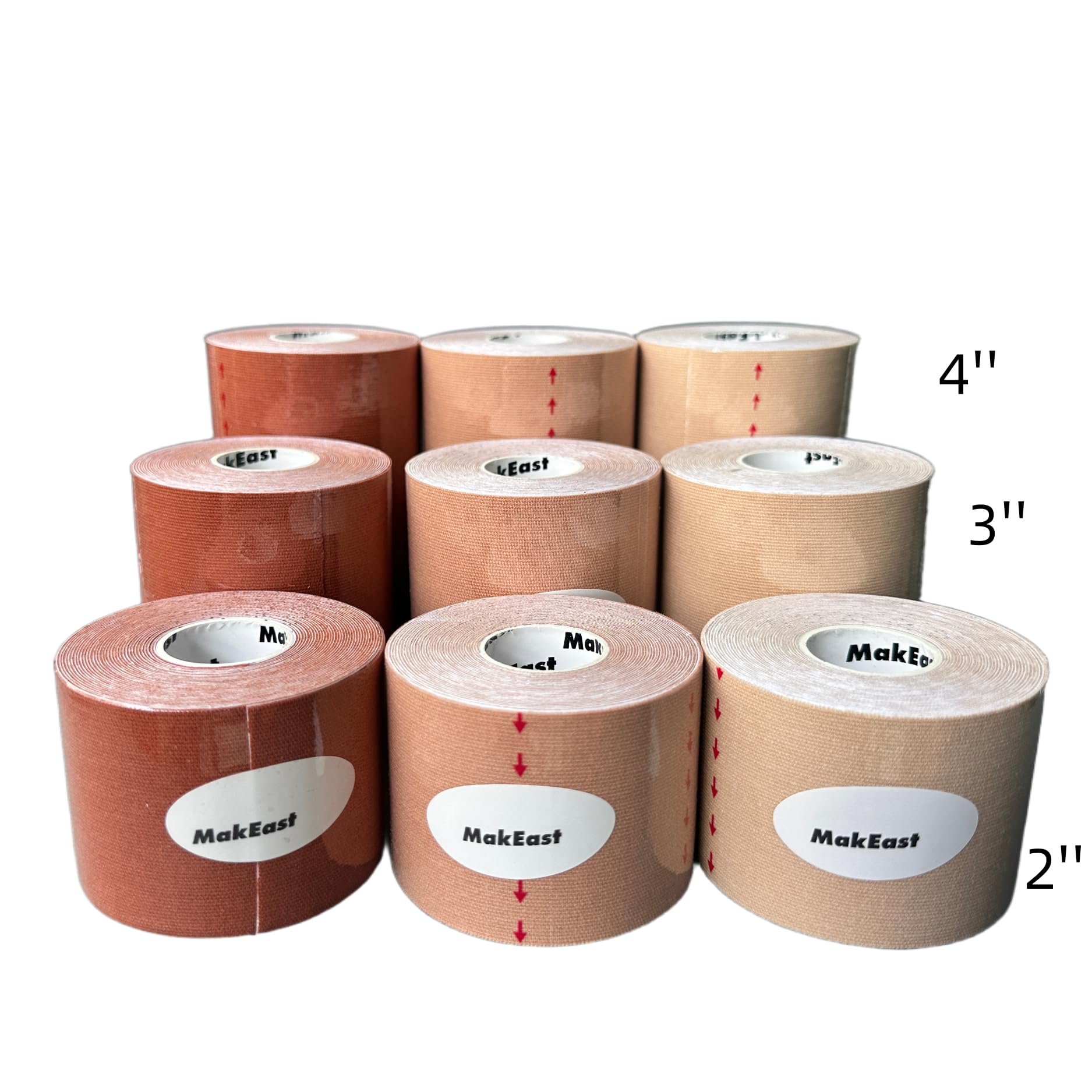 MakEast Trans Tape for Transitioning Extra Wide Chest Binding Tape Latex Free FTM Chest Binder with Nipple Covers