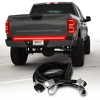 OPT7 Easy Connect Tailgate Light Bar Harness for 2018-2020 F150 Without Blind Spot Monitors Fits 18-20 F-150 XL, XLT, Lariat, King Ranch, Raptor w/o BLIS/Backup Camera/Tow Assist Sensor