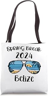Spring break 2024 College Student Beach Fun Belize Tote Bag
