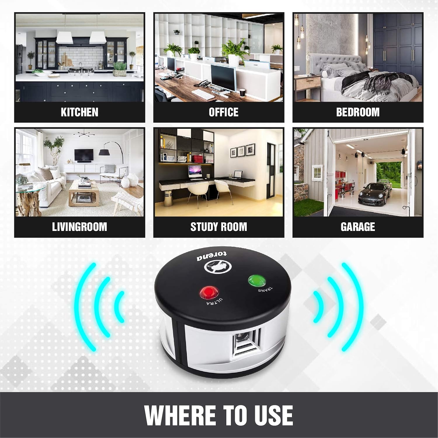 KEXMY Ultrasonic Pest Repeller - 3 in 1 Mice Repellent with 5920 sq. ft Coverage - 360 Degree Pest Repellent Plug in - Mouse Repellent - Rodent Repellent - Spider Repellent - Insect Repellent : Patio, Lawn & Garden