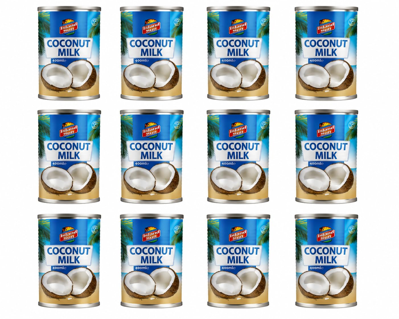 Island Sun Coconut Milk 12x400ML