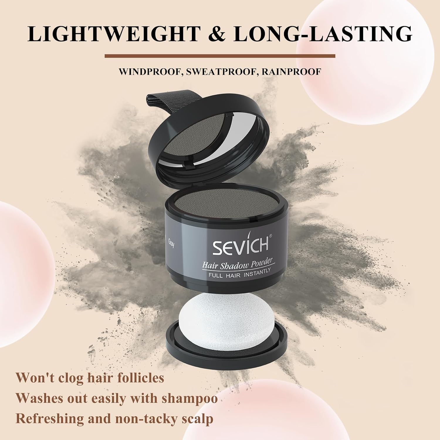 Best hair Topper - Sevich Hairline Powder: Conceals Hair Loss & grays Review