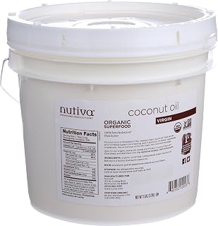 Nutiva Organic, Unrefined, Virgin Coconut Oil, 1-gallon