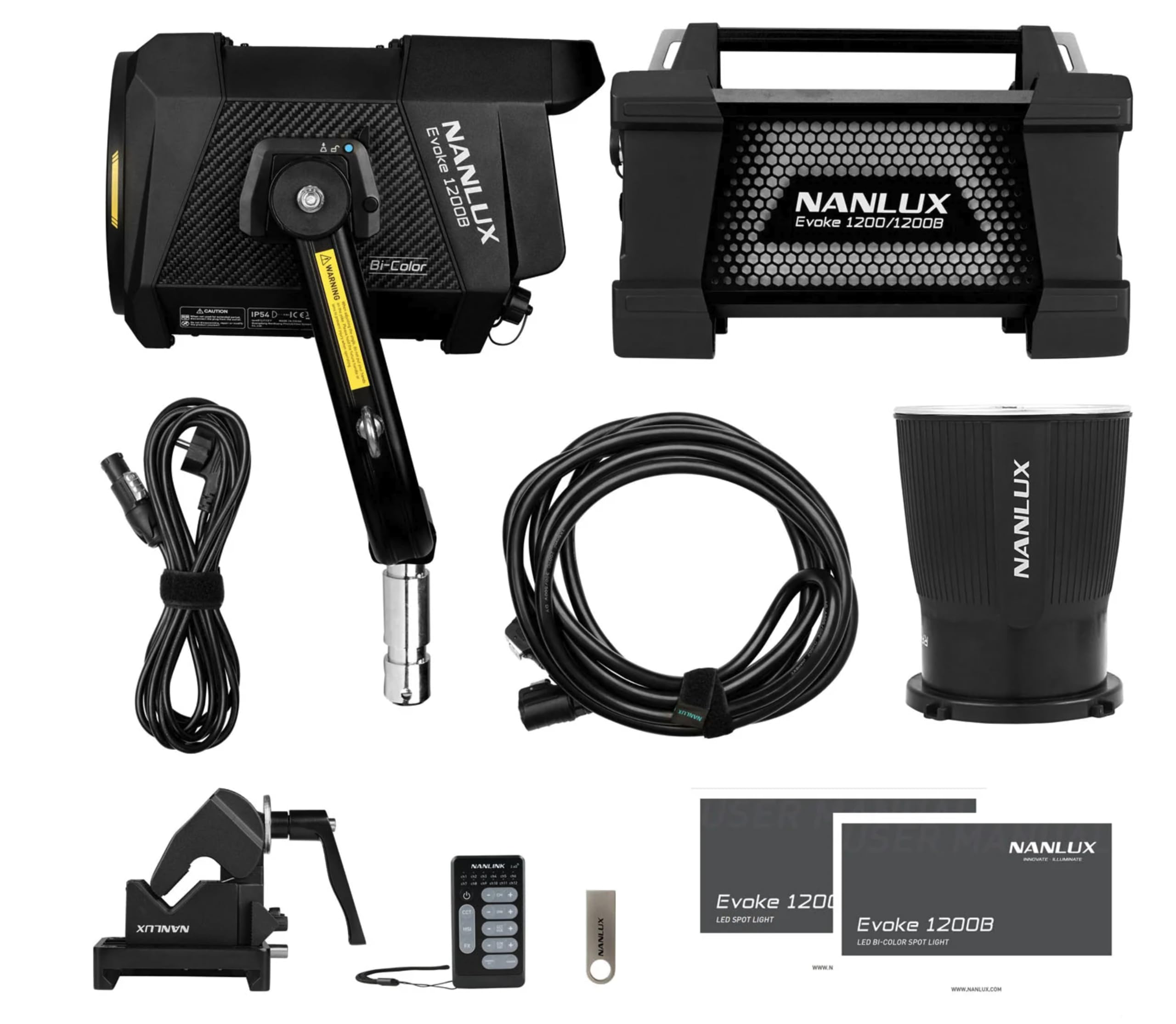 Amazon | NANLUX Evoke 1200B 撮影用LEDライト スタジオライト 1200W 