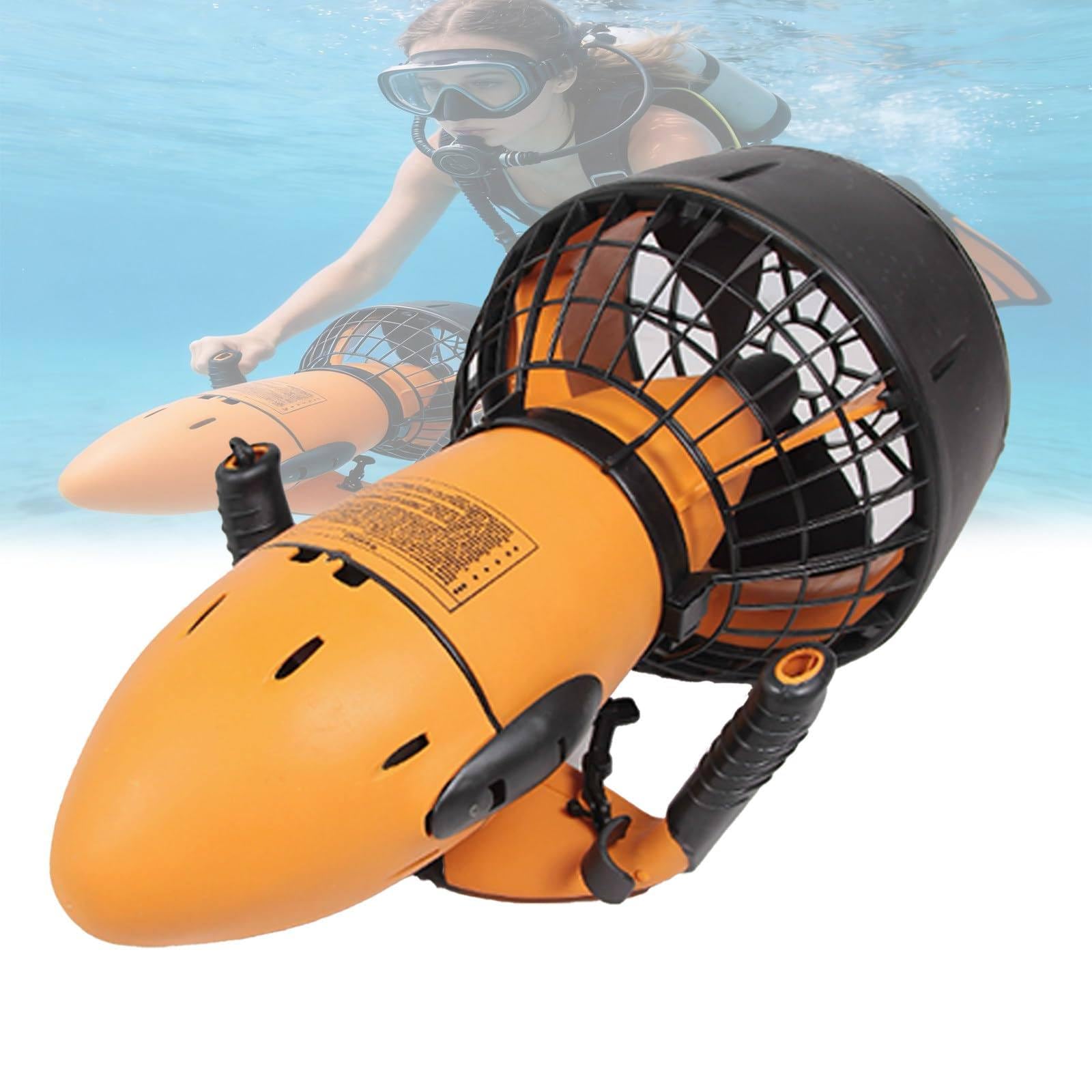 JozyJul Underwater Scooter 24v 6ah -Sea Scooter Dive Propulsion Water Adventures, Snorkeling, Pool Fun, Water Scooter for Diving, Snorkeling