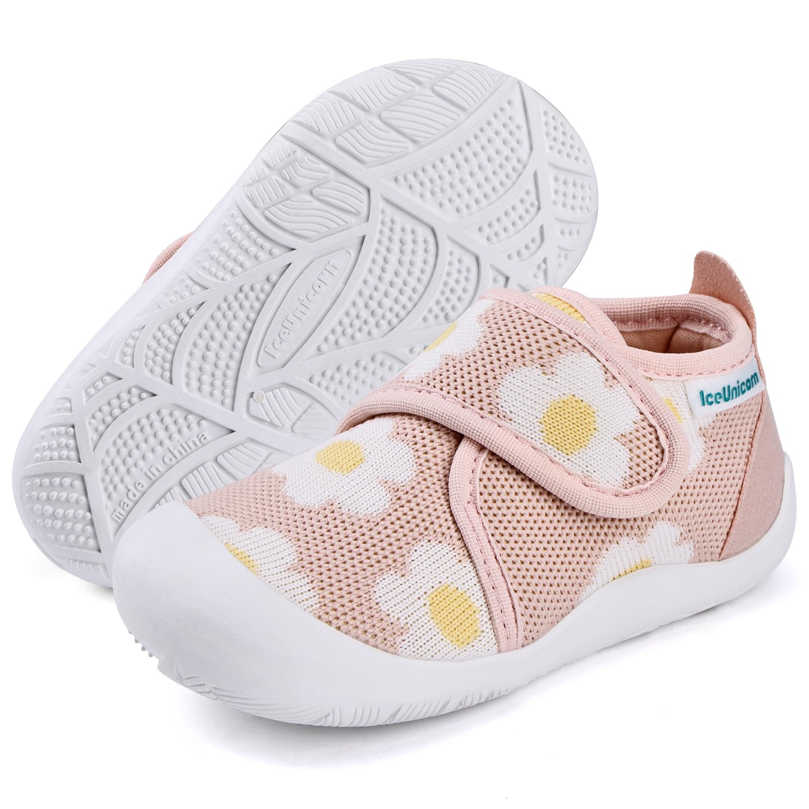 IceUnicorn Hausschuhe Kinder Barfussschuhe Jungen Mädchen Barfußschuhe Lauflernschuhe Hohe Kindergarten Atmungsaktiv