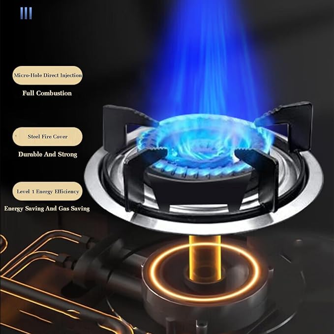 Estufa de Gas con 1 Puesto 5.2KW para Encimera, Conversión GN/GLP miniatura 5