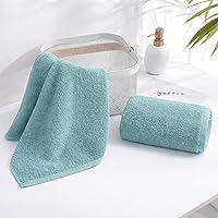 Vista 199 de SEMAXE Juego de 12 toallas de 100% algodón, 13 × 13 pulgadas, toallas suaves amarillas para la cara – súper absorbentes y de secado rápido, paño