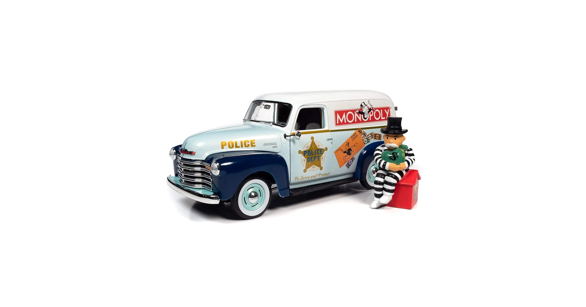 Auto World Monopoly 1948 シボレー モノポリー ミニカー Auto World Monopoly 1948 Chevrolet Panel Delivery w/ Resin