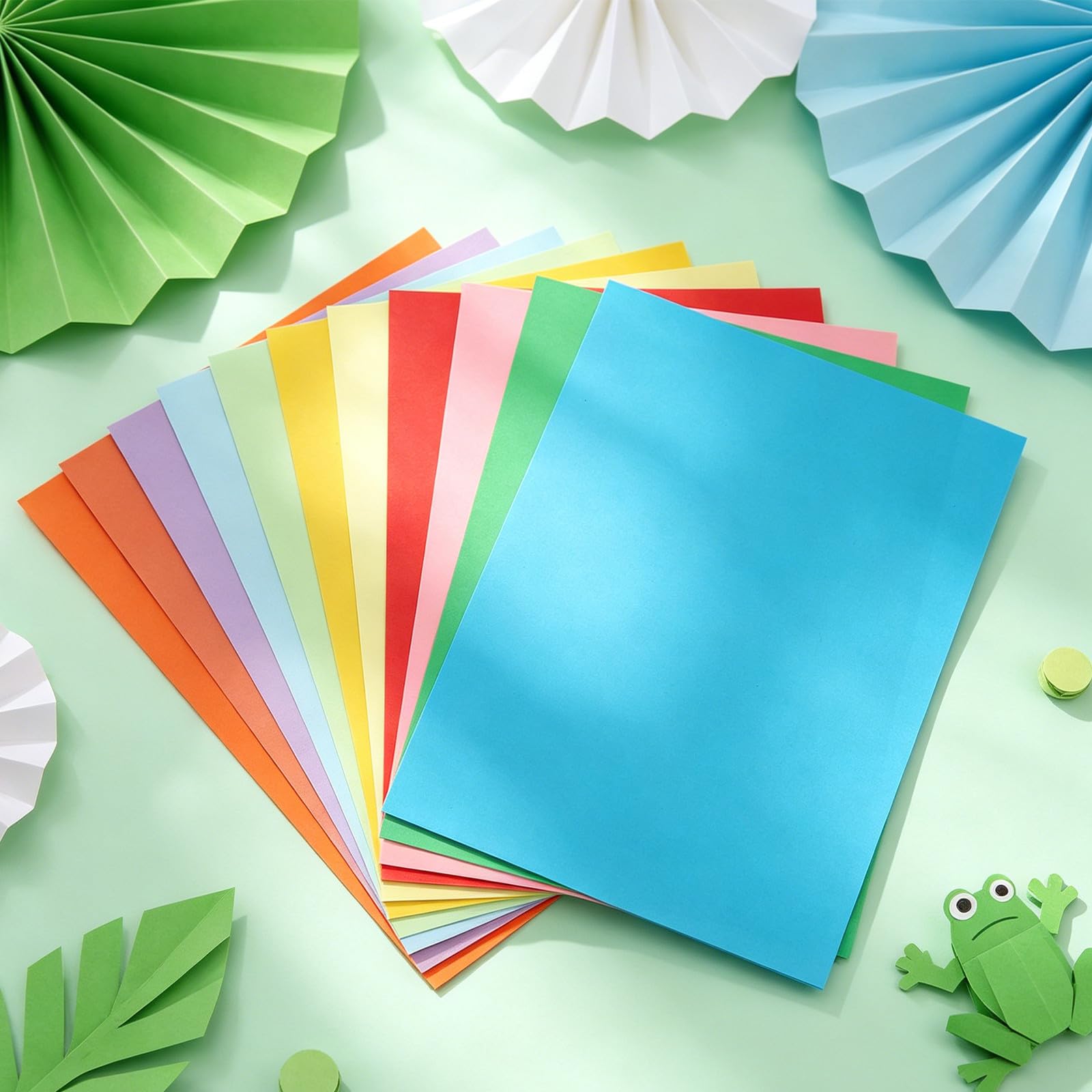 Artibetter 150 fogli di carta colorata - Carta da disegno A4 per artigianato, arte e disegno - Cartoncino colorato da 120 g per arti e mestieri, e colorazione