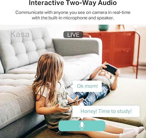 Miniatura 6 de Kasa - Cámara de seguridad inteligente de 2K para el monitor del bebé cámara interior HD de 4 MP con detección de movimiento audio bidireccional