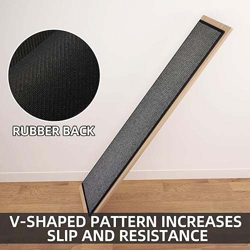 Miniatura 5 de Tapete de Cocina 1 PCS, Alfombras Acolchadas Antideslizantes para Piso de Cocina, Tapete Corredor Absorbente de Comodidad para Estar de Pie Lavable