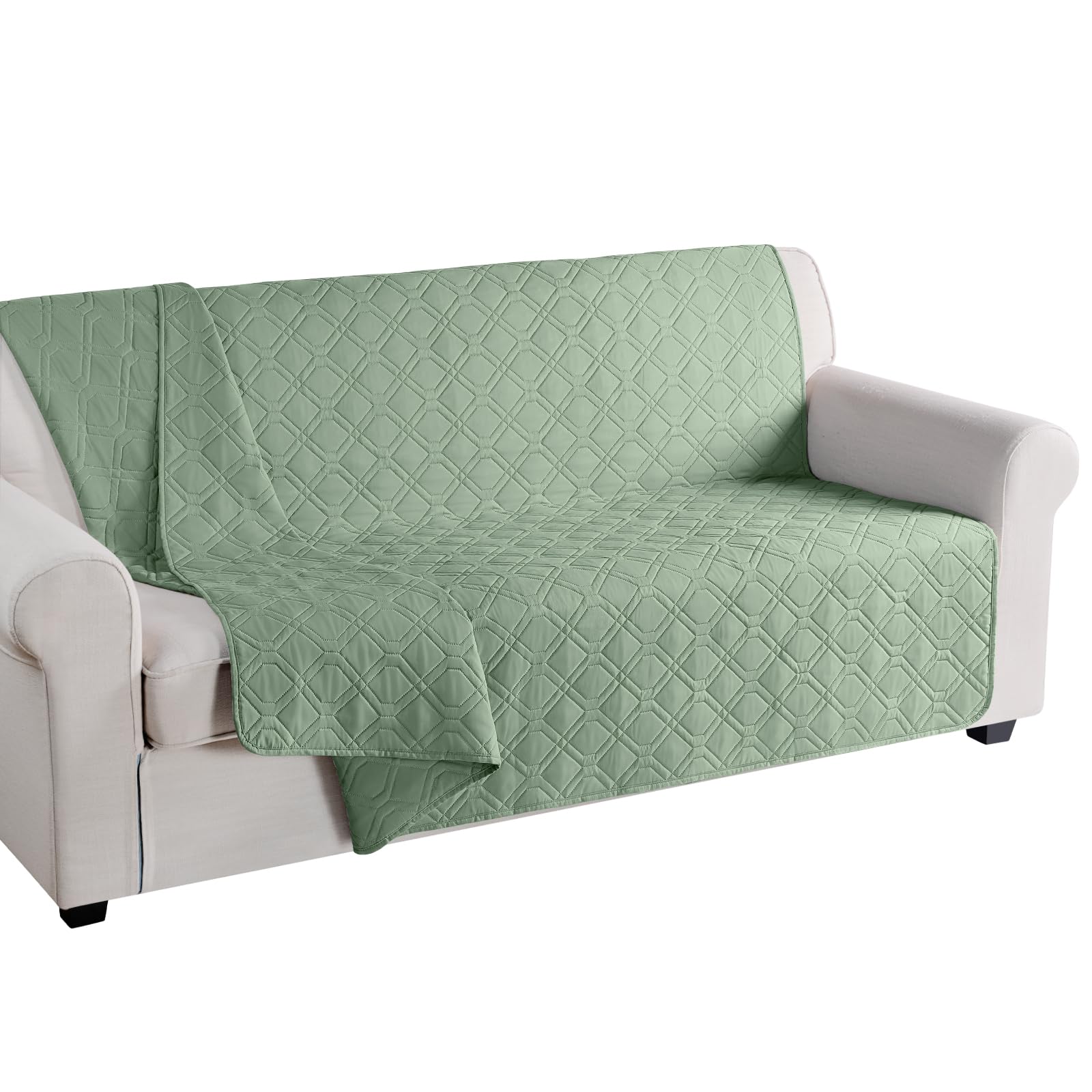 TAOCOCO Chair Waterproof Sofa Covers,Reversible Couch Dog Cover,Waterproof Sofa Protector Couch Cover,Washable Sofa Slipcover(Sage Green, 175 * 210CM)