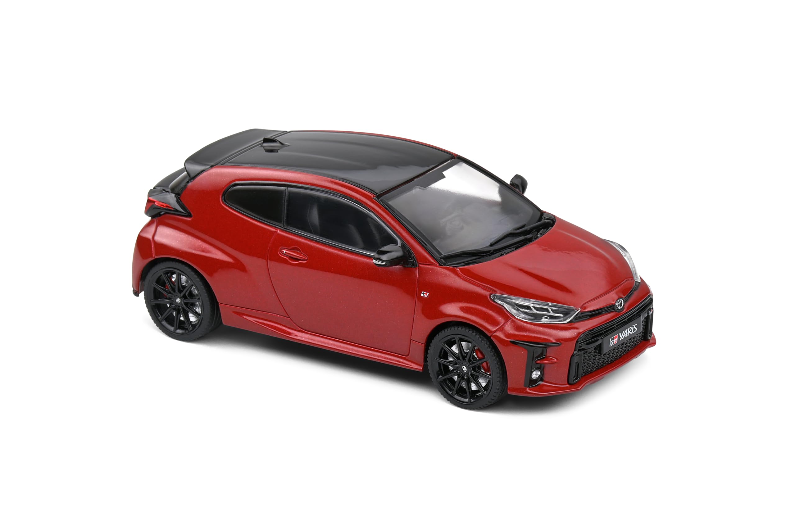 Solido- Toyota Yaris GR Nessuno Auto in Miniatura da Collezione, Colore Karmina Red, 1/43ème, S4311102