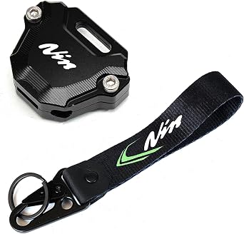 Fit For Kawasaki Ninja 650 Ninja 500 Ninja 400 Ninja 1000SX ZX-10R ZX-6R ZX4RR CNC Motorcycle Key Case Cover Keyring