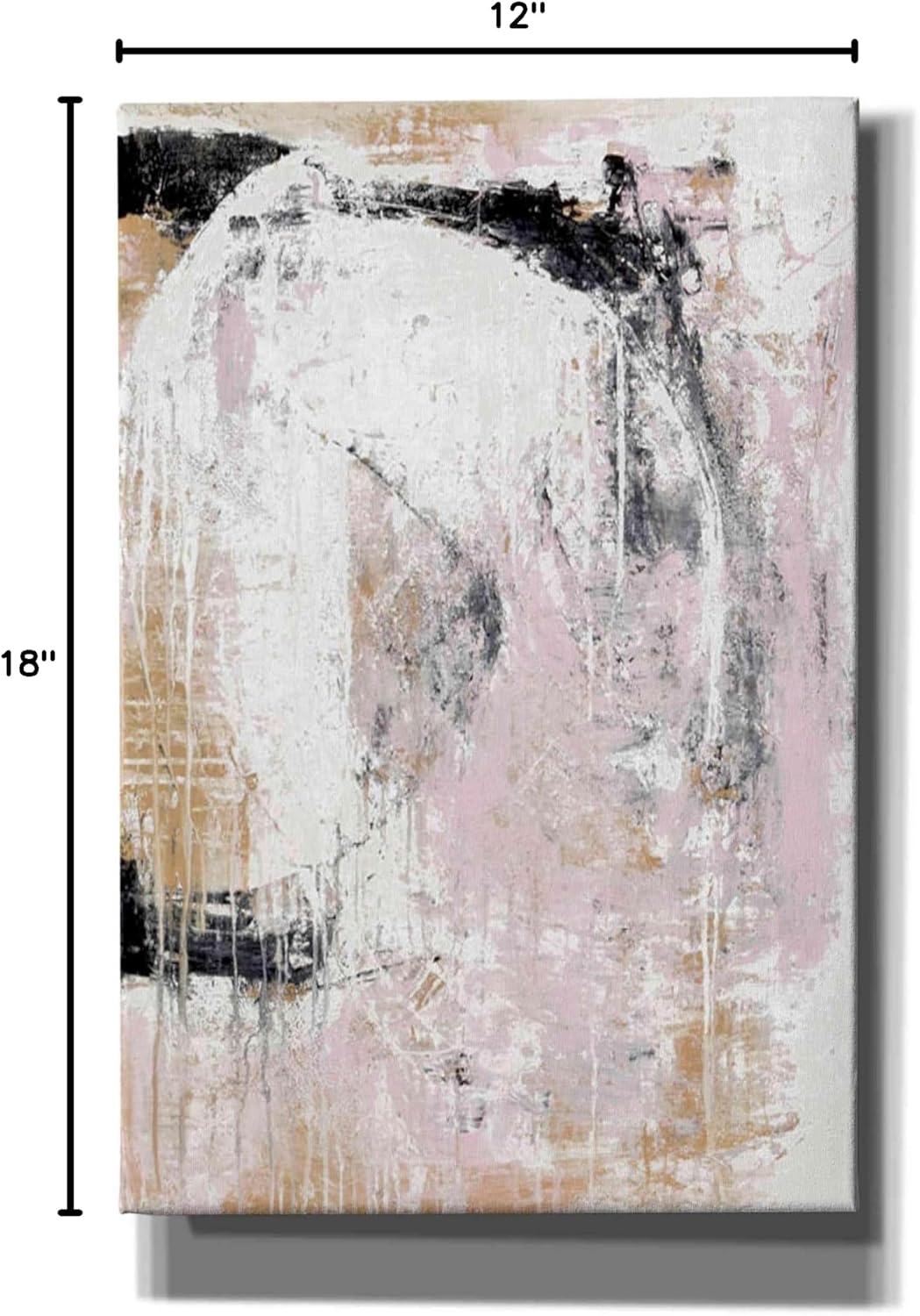 Epic Graffiti 'Washed Secrets' by Erin Ashley Canvas Wall Art, 12"x18"