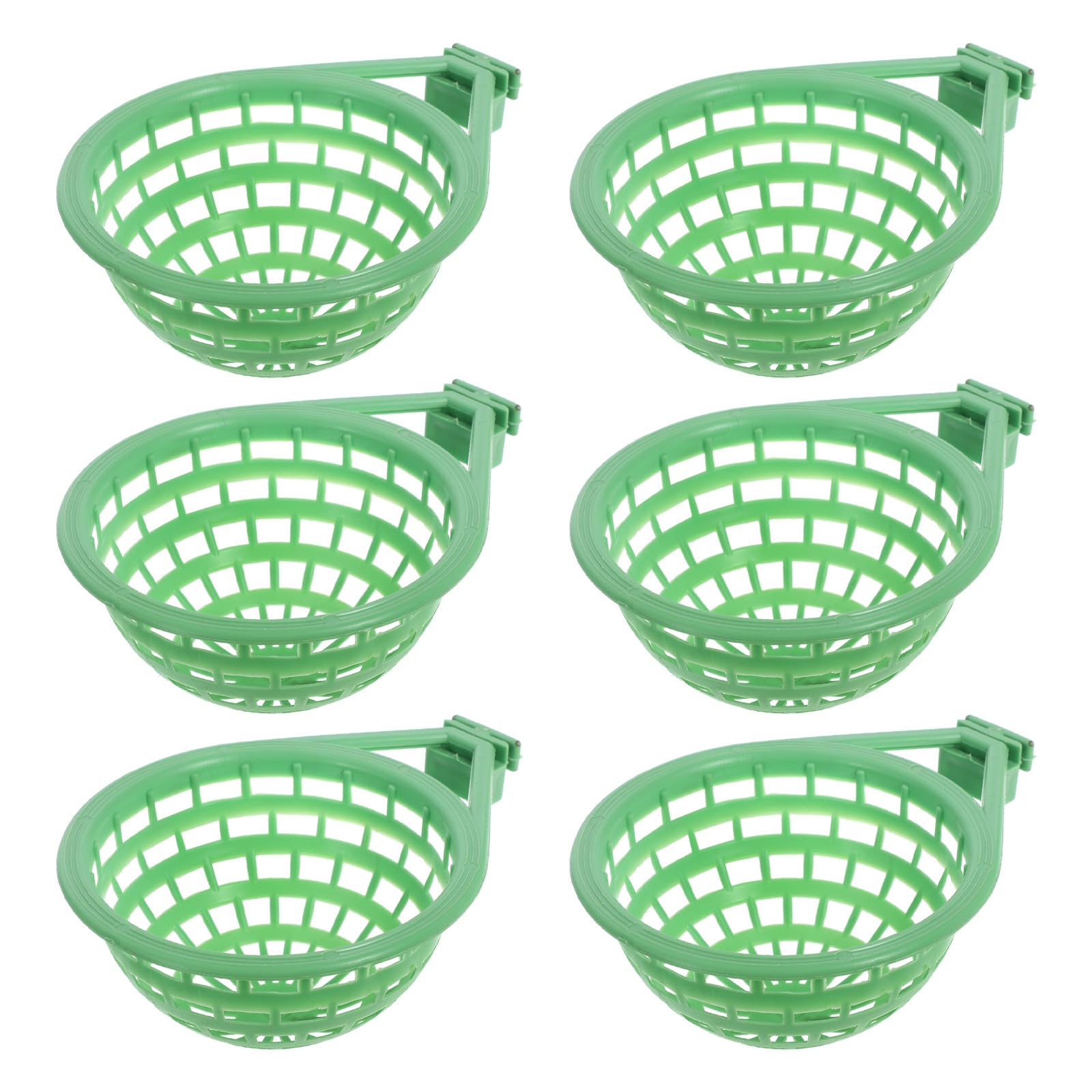 SHINEOFI 6pcs Nesting Bowl Pigeon Nest Bowl Mimics Natural Nesting Conditions Promotes Healthy Breeding Abs Material Lightweight Sturdy for Pigeon Breeders and Bird Lovers