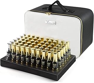 VENALISA 120 Pcs 12ML Gel Nail Polish Kit with Base and Top Coat,Soak Off UV LED Nail Gel Polish Sets Nail Art Starter Man...