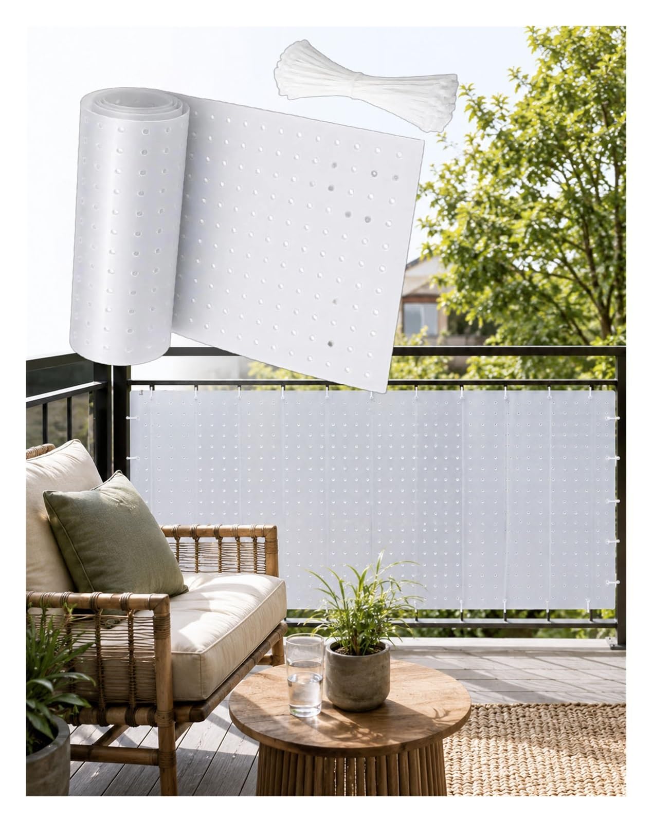Brise-vue pour balcon et piscine : créez un coin d'intimité dans le jardin