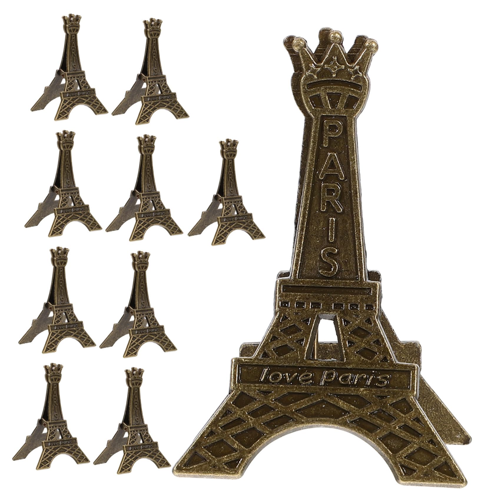 OSALADI 4 set Porta Biglietti Da Visita A Torre In Metallo Porta Biglietti Da Visita Da Tavolo Decorazioni Da Tavolo Porta Segnaposto Fermaglio Per Numero Da Tavolo 10 pezzi * 4