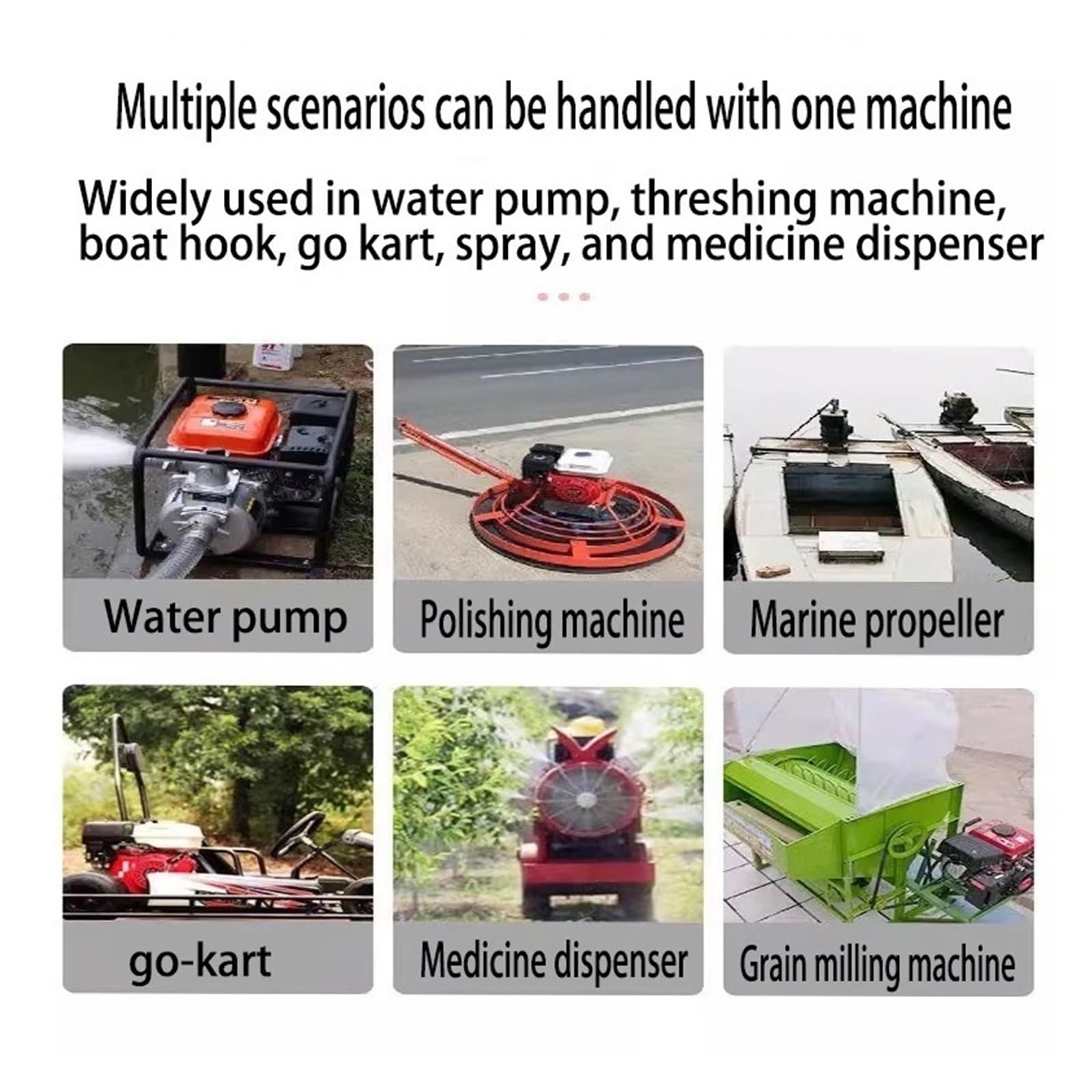 Motor De 4 Tiempos, Gasolina, Micromotor Pulverización, Kart, Hidrolavadora, Accesorio Pequeña Potencia Rendimiento Potente