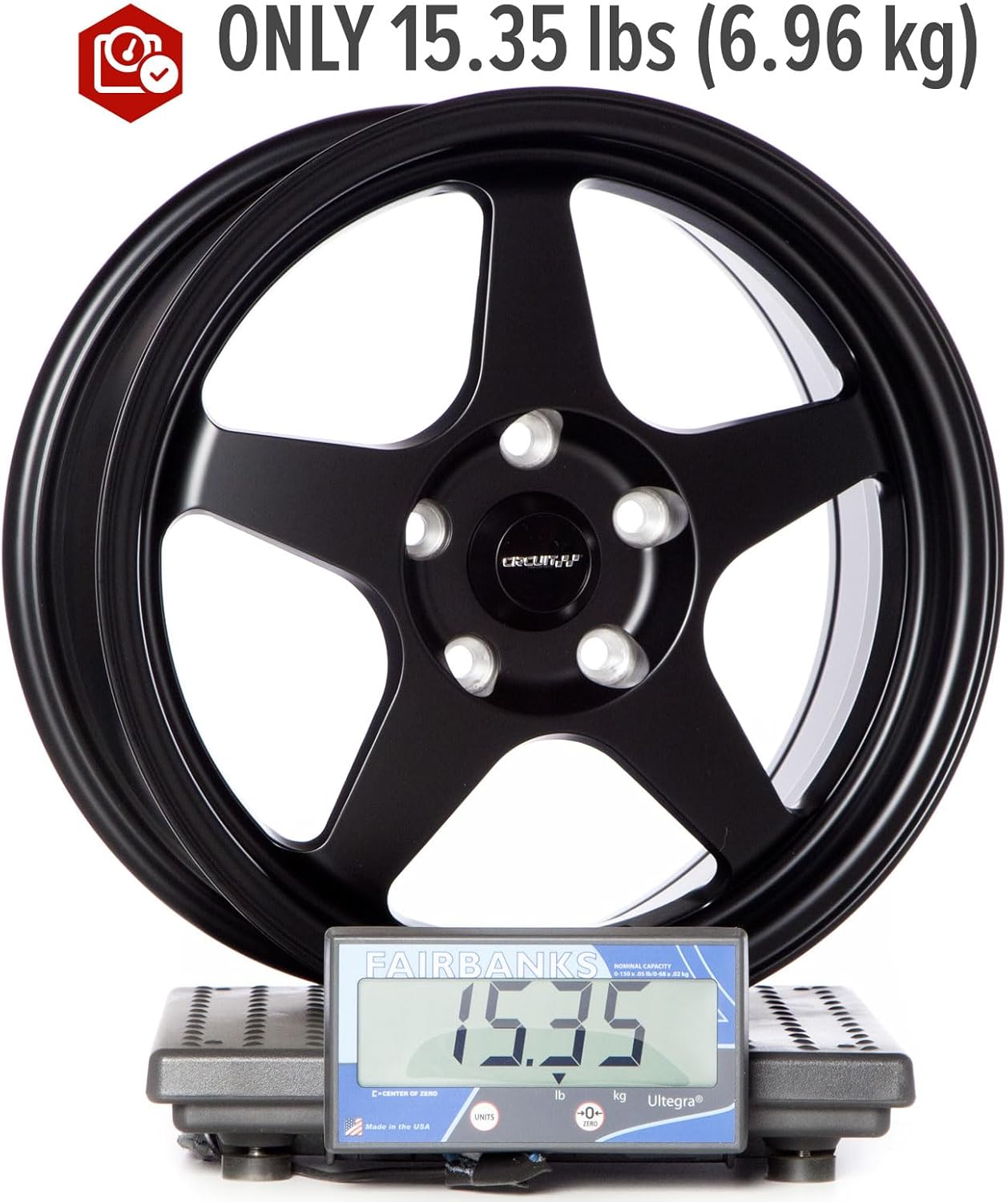Circuit Performance CP22 16x7 Flat Black 5x114.3 +35mm Offset Wheels Spoon SW388 Style