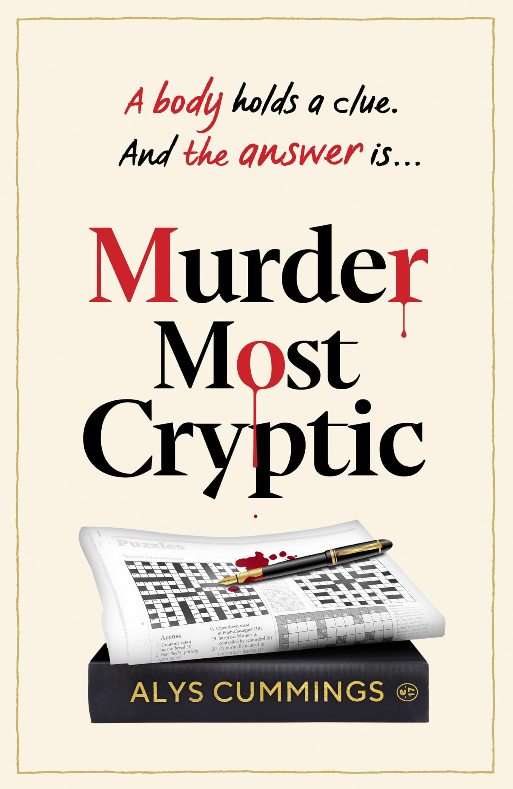 Murder Most Cryptic: A gripping murder mystery blending cosy crime and puzzles