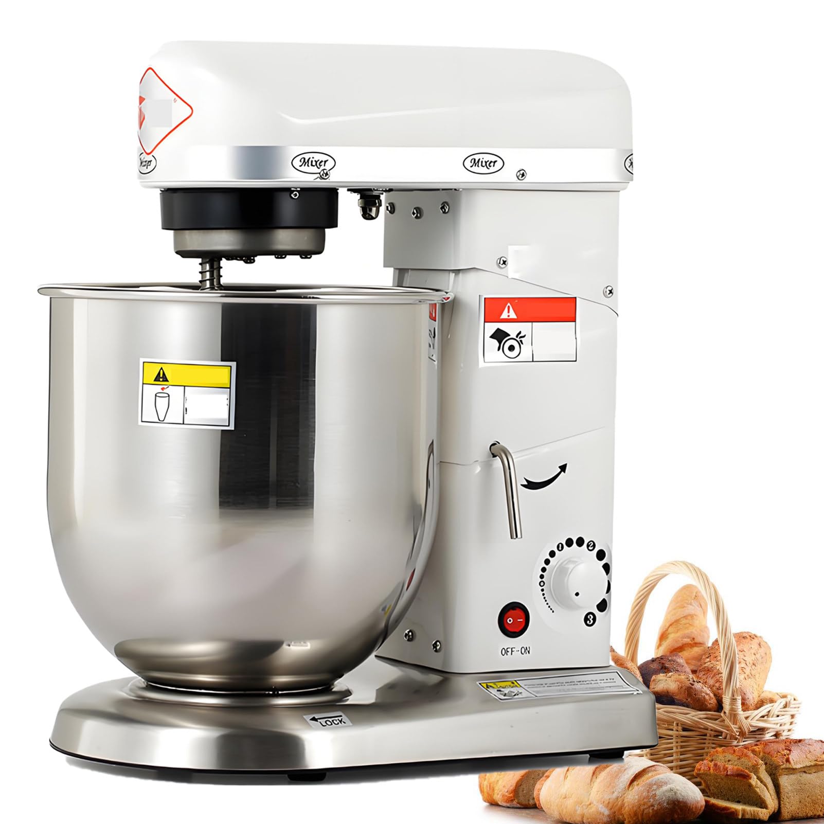 Impastatrice da cucina elettrica con 3 velocità, per preparazioni