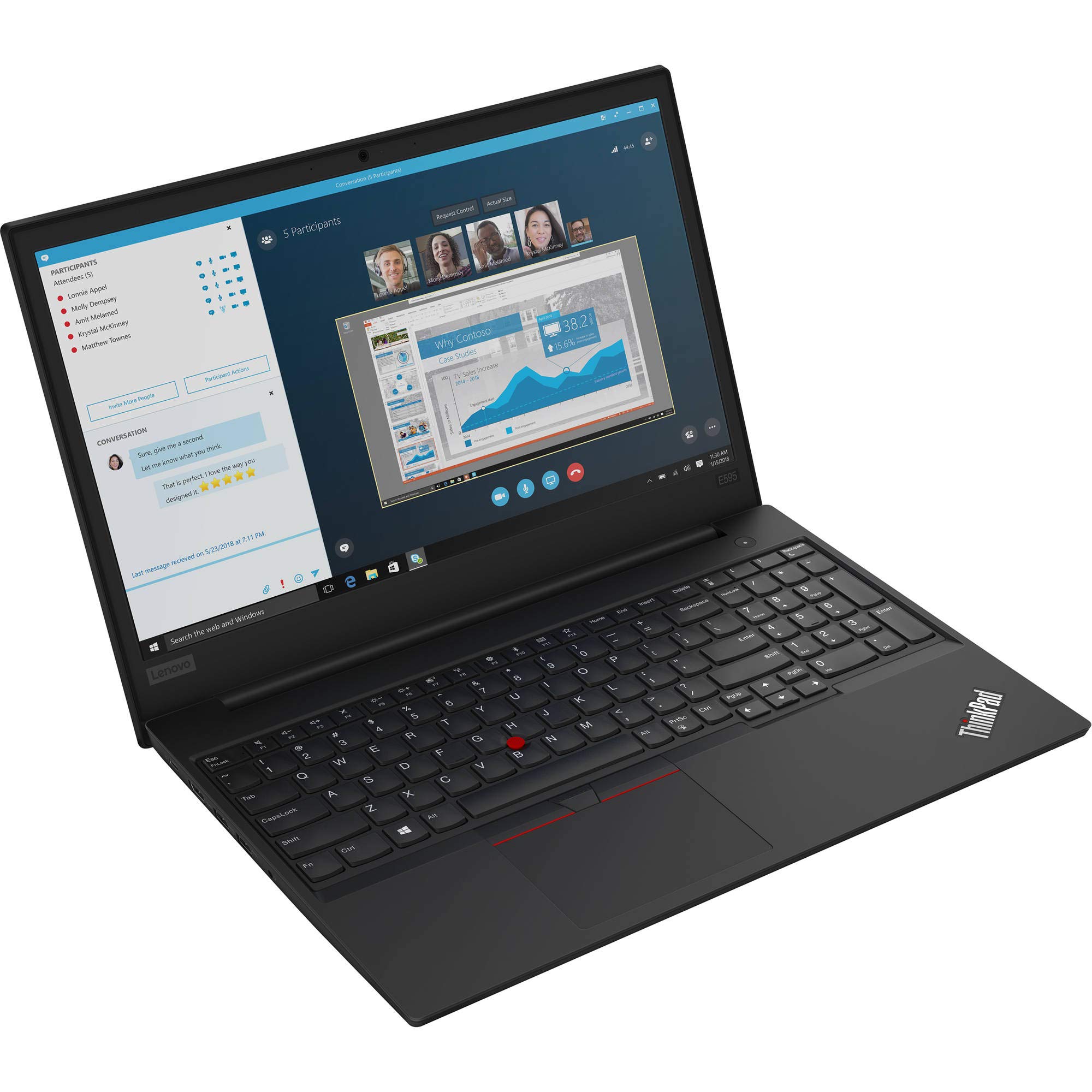 ThinkPad E595 SSD128GB  Ryzen5 3500u office2019（2） Lenovo ThinkPad E595 Home and Business Laptop (AMD Ryzen 5 3500U 4