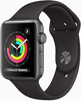 Apple Watch Series 3 (GPS, 42mm) - Space Grey Aluminium Case with Black Sport Band