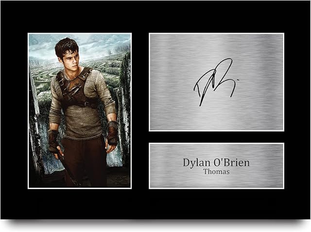 HWC Trading A4 Dylan O'Brien Maze Runner Gifts Printed Signed Autograph Picture for Movie Memorabilia Fans