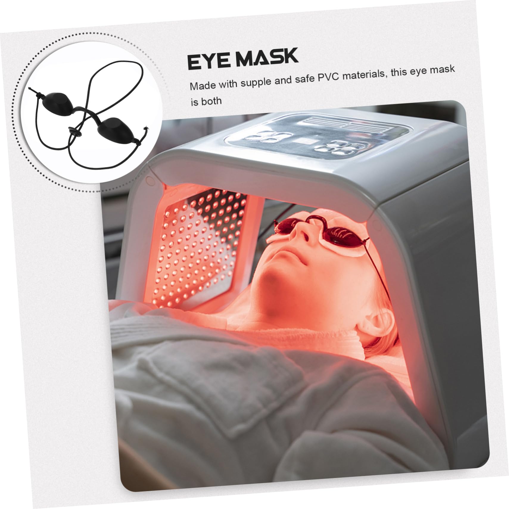 Lunettes de soleil LED Lot de 50 - Protection des yeux - Pour bronzage intérieur - Lunettes solarium lumière rouge - Verre homard - Gel de silice