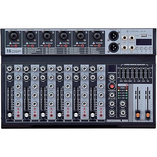 6-Channel Analog Audio Mixer