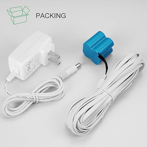 Miniatura 7 de Adaptador de corriente compatible con Arlo (reemplazo CR123A), con cable de 25 pies24.6 ft resistente a la intemperie para exteriores alimenta